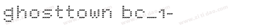 ghosttown bc_1字体转换